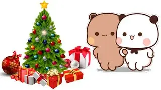 Merry Christmas (Gomu Peachu) 🎄 🎁 #gomupeachu #bubududu #newvideo #milkmochabear #viral #christmas