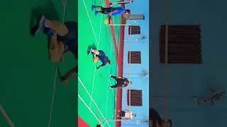 Crazy point 🤣🤪 #crazy #funnyclips #badminton #unique #shorts #viralshorts