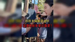 珍珍乡间收货途中竟遭地痞索要过路费？