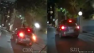 SJCAM C300 VS SJ11 active4k30night