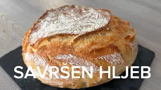 Svi su oduševljeni ovim hljebom – miješa se SAMO KAŠIKOM! 🍞🥖