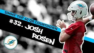 Chris Simms' Top 40 QBs: Josh Rosen lands at No. 32 | Chris Simms Unbuttoned | NBC Sports