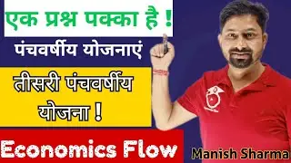 Third Five Year Plan !! तीसरी पंचवर्षीय योजना !! पंचवर्षीय योजनाएं !! FYP-3rd !! Economics Flow