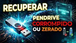 Como Recuperar Pendrive Corrompido ou Zerado Pelo PC