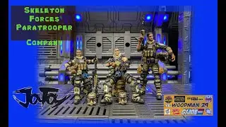 Joy Toy 1:18 Paratrooper Company (Skeleton Forces)