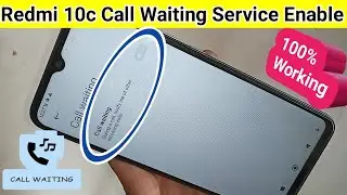 Redmi 10c call waiting service enable // how to enable call waiting service