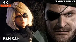 Big Boss Ashley Resque MIA Twin Solid Snake Ashley Playable Resident Evil 4 Remake MOD Gameplay 1%
