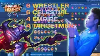 ZHASK WRESTLER EMPIRE OP..!? 6 WRESTLER 6 CELESTIAL 4 TARGETMEN 4 EMPIRE.. MAGIC CHESS