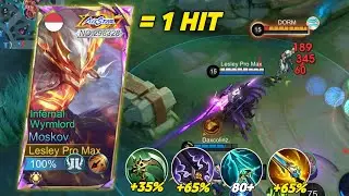 GLOBAL MOSKOV FULL ATTACK SPEED + SKY PIERCER 1 HIT BROKEN!!😱 (MUST TRY) MOSKOV BEST BUILD 2026!