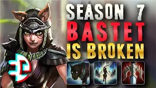 BASTET REWORK IS BROKEN - BASTET DOMINATRIX - CONQUEST JUNGLE - SEASON 7 SMITE