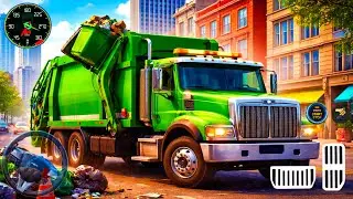Garbage Truck Simulator 🚛 | City Cleaning Mission- Android Gameplay