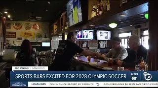 San Diego sports bars excited for 2028 Olympic soccer