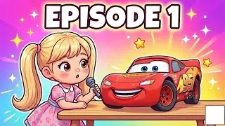 The Cartoon Couch with Ava 🚗🎤 | Episode 1 | Funny Toy Car Interview