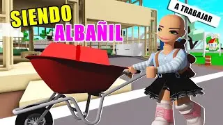 😮Siendo Albañil por 24HRS en Brookhaven😂/Roblox