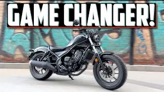 his Honda Rebel 300 E-Clutch Is The Easiest Motorcycle I've Ridden...Ever!