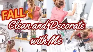 FALL CLEAN AND DECORATE WITH ME 🍂 | FALL HOUSE CLEANING MOTIVATION | FALL CLEANING CLEAN UP WITH ME
