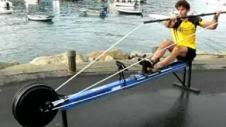 Carlos Perez Rial on the Speedstroke Gym Kayak Ergometer