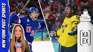 Team USA wins OT thriller over Sweden, Mika Zibanejad to advance to semifinals | Presented by KA-EX