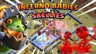 CWL Highlights | The fastest attack as a TH14 | Inferno baby skelly attack | CoC
