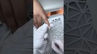 Из овала в квадрат с четкими углами #ногти #nails #маникюр #стемпингдизайн #френч #укреплениегелем