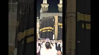 Changing of the Kaaba Kiswah 🕋 | Sacred Moments in Makkah #kaaba #makkahmadeenah