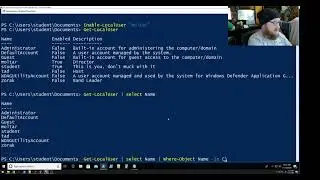 PowerShell 03 Enabling and Disabling LocalUser Accounts