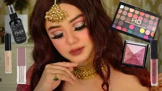 Swiss Beauty One Brand Makeup Tutorial | Drugstore Party Makeover