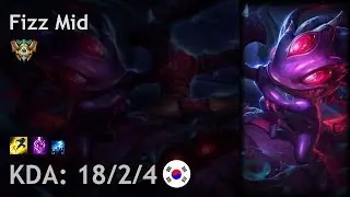Fizz Mid vs Syndra - KR Challenger Patch 7.15