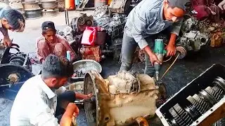 Amazing Process of Restoration Hino Truck Differential Gear | Rebuild Differential Gear