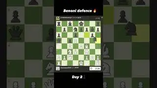 Benoni defence🔥 #championsleague #che #chess #chessclass #chesstutorial #grandmaster #tutorial #che