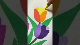 DRAWING COLOURING ASMR #drawingasmr #coloring #asmr #satisfyingvideo