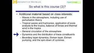 01.0.0: Dynamic Meteorology: What is in the course?