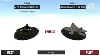 The A-7D is balanced (SimplePlanes dogfight mode)