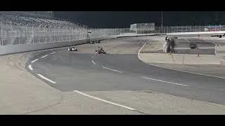 RACING UNDER THE lights