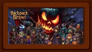 2hrs Backpack Brawl Art TV Frame in 4K - Halloween TV Screensaver - TV Art #02