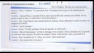 &Agrave; l&rsquo;arr&ecirc;t du bus | Learn French Through Dialogue part 6