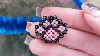 ЛАПКА ИЗ БИСЕРА 🐈 туториал