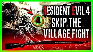 RESIDENT EVIL 4 REMAKE - How to Skip the Village Fight | Church Bell & SR M1903 | (4K 60FPS)