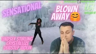 THIS BLOW ME AWAY🤗 lindsey stirling - crystallize (dubstep violin REACTION