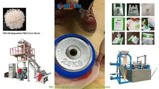 Biodegradable bag making machine
