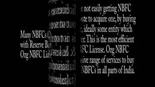 RBI Registered NBFC Company available for Takeover & Sale -  Ozg Law, Kerala