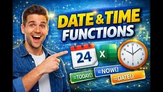 Excel Date and Time Functions Explained | Step-by-Step Tutorial for Beginners