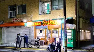 広島）働く男たちの胃袋を支える深夜の鉄板焼き食堂の人間模様。丨Japanese Street Food