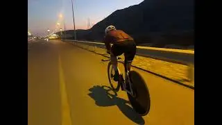 Early morning Ironman training session. #muscat #ironman #triathlon #cycling #explore 