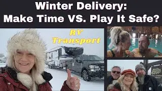 Перевозка автофургонов зимой/Сделать доставку или перестраховаться?