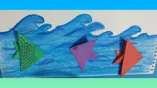 How to make easy 3D  origami Fish?