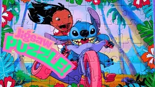 Stitch SATISFYING Jigsaw PUZZLE for Kids @PlayandClay
