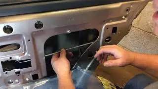 2011 P7B (Replacement for the old P71) Crown Victoria rear door latch rod installation (part 2)