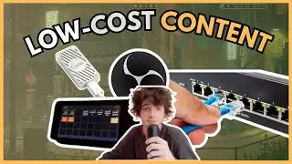 Low-cost content creation with OBS