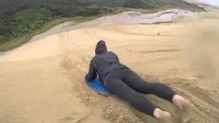 Sand boarding, 90 mile beach Sand dunes